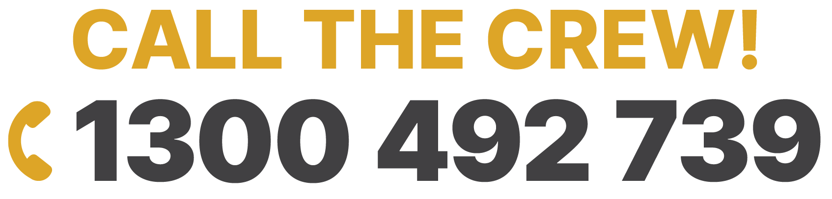 call hydracrew 1300 492 739