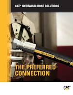 CAT hydraulic hose, preferred connection brochure cover.